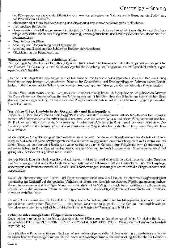 Vorschauseite 3: Das neue Gesetz 1997 Serie