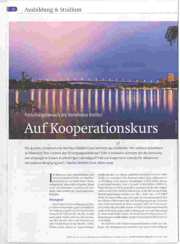 Vorschauseite 1: Auf Kooperationskurs