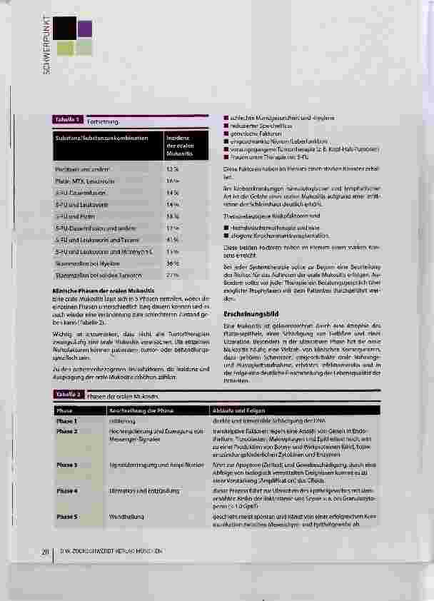 Vorschauseite 2: Mukositis