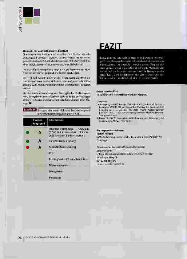 Vorschauseite 6: Mukositis
