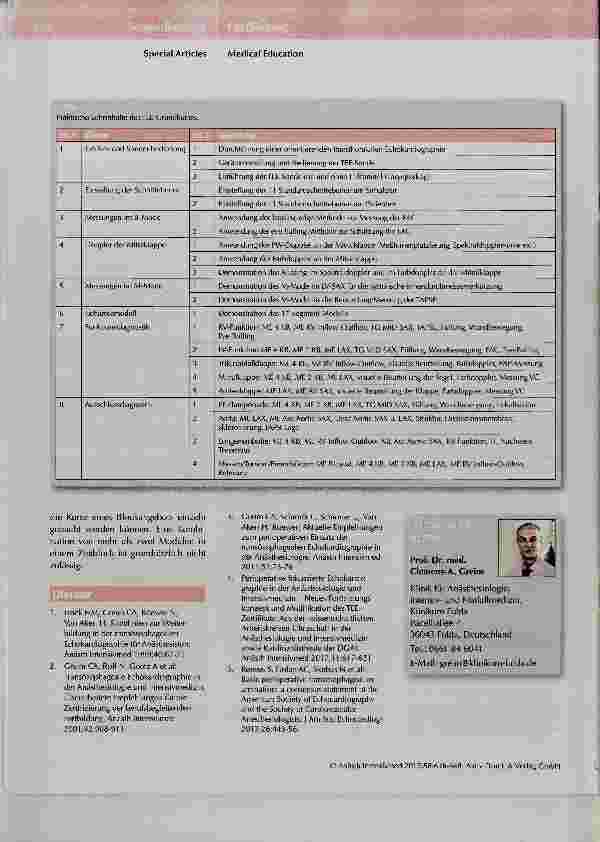 Vorschauseite 4: Perioperative fokussierte Echokardiographie - Modul 3 Transösophageale Echokardiographie: Grundkurs
