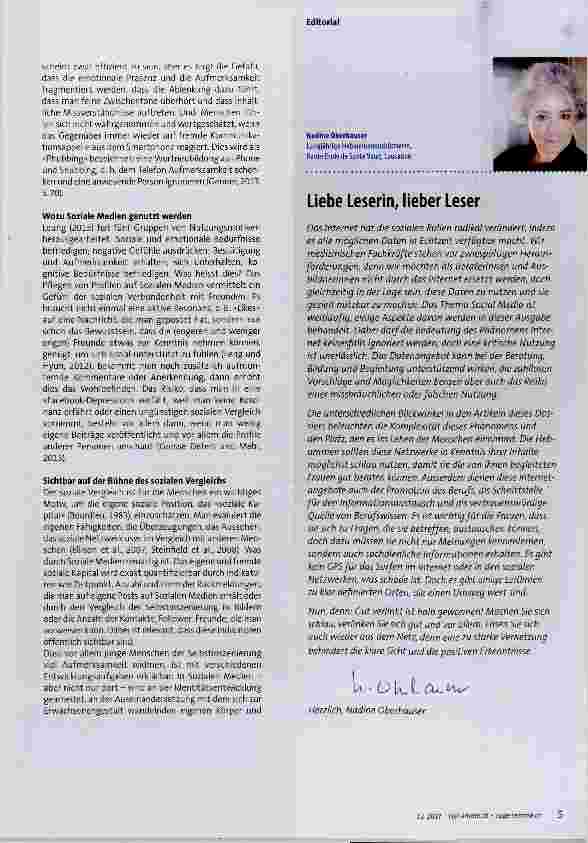Vorschauseite 2: Soziale Medien aus psychologischer Sicht betrachtet