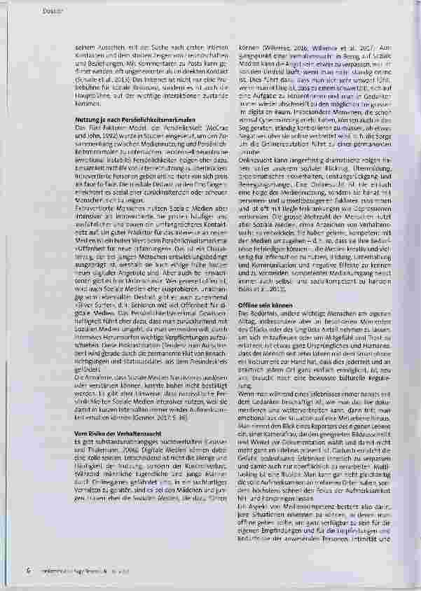 Vorschauseite 3: Soziale Medien aus psychologischer Sicht betrachtet