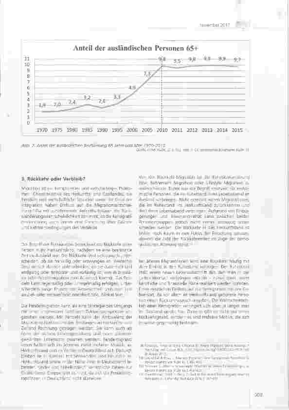 Vorschauseite 4: Rückkehr oder Verbleib älterer Migranten und Migrantinnen Implikationen für die gesundheitliche und pflegerische Versorgung