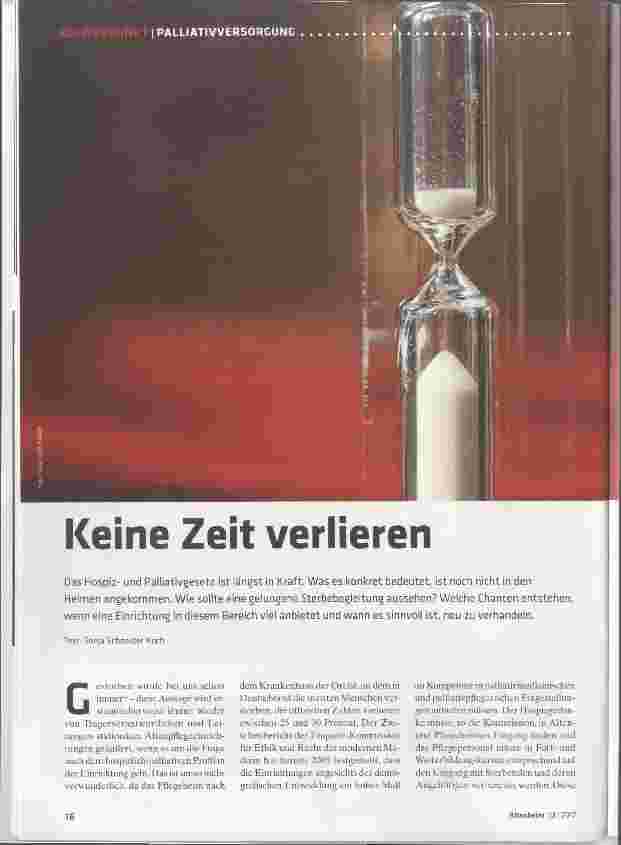 Vorschauseite 1: Keine Zeit verlieren