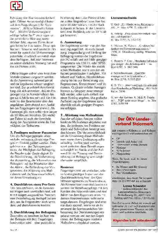 Vorschauseite 3: Der Fragebogen als Instrument der Qualitätssicherung
