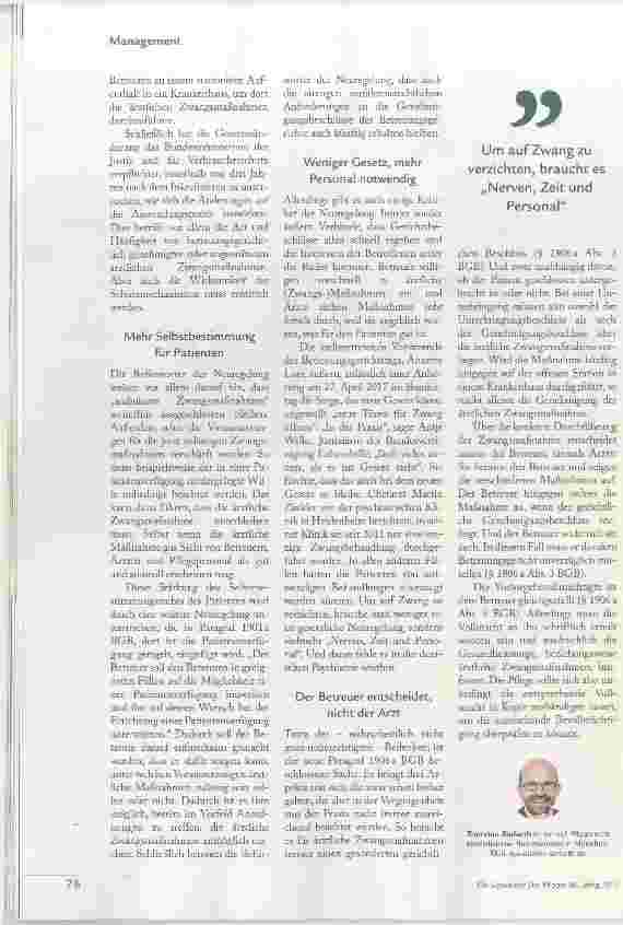 Vorschauseite 3: Wann sind Zwangsmaßnahmen erlaubt?