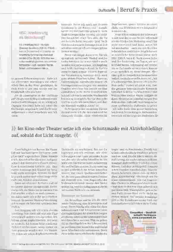 Vorschauseite 2: Vielfältige Chemikalienunverträglichkeit Wenn Düfte krank machen