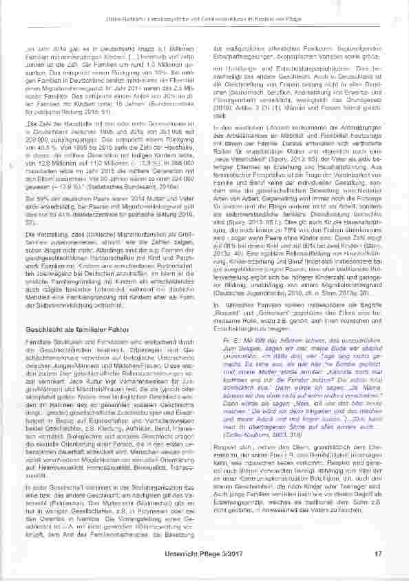 Vorschauseite 3: Familiensysteme und Familienstrukturen im Kontext von Pflege