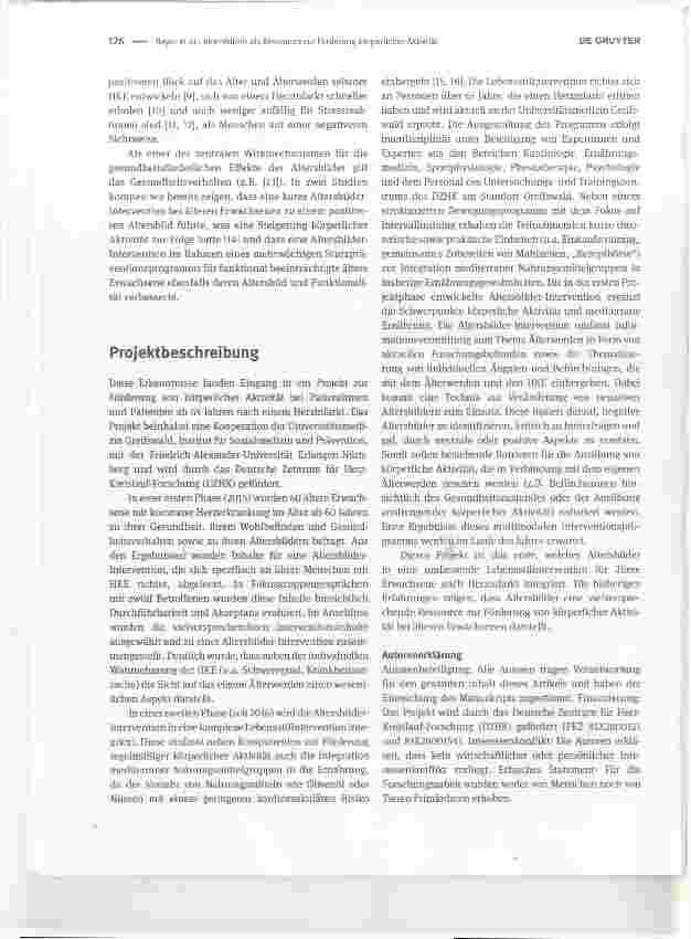 Vorschauseite 2: AUersbilder als Ressource zur Förderung körperlicher Aktivität bei älteren Erwachsenen mit Herz-Kreislauf-Erkrankungen