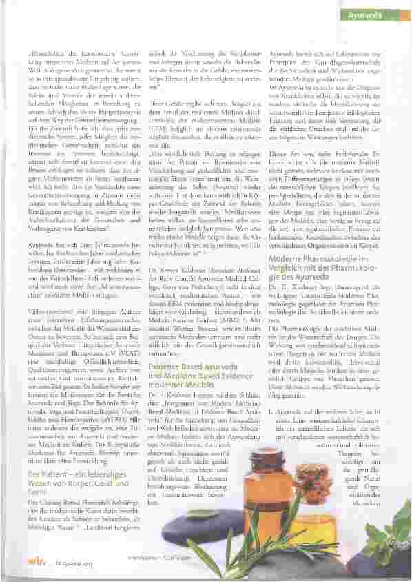 Vorschauseite 4: Ayurveda im Spannungsfeld patientenorientierter Medizin und medizin-basierter
