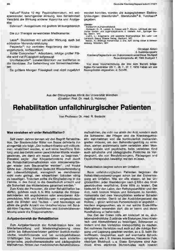 Vorschauseite 5: Pflege einer Patientin nach Suizidversuch