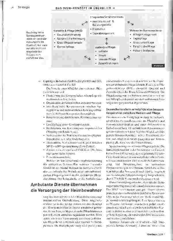 Vorschauseite 3: Das Heim als Servicezentrum