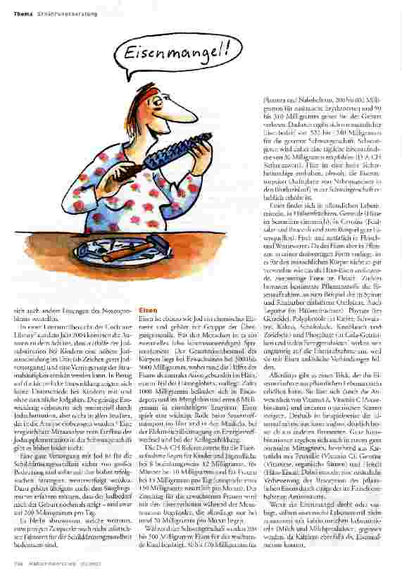 Vorschauseite 3: Jod, Eisen, Folsäure -evidenzbasiertes Wissen und praktische Tipps