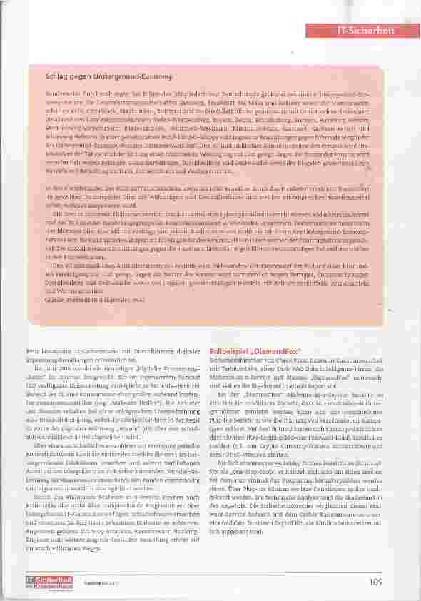 Vorschauseite 2: Cybercrime immer stärker professionalisiert