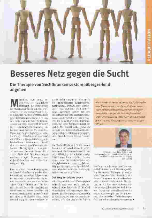 Vorschauseite 1: Besseres Netz gegen die Sucht