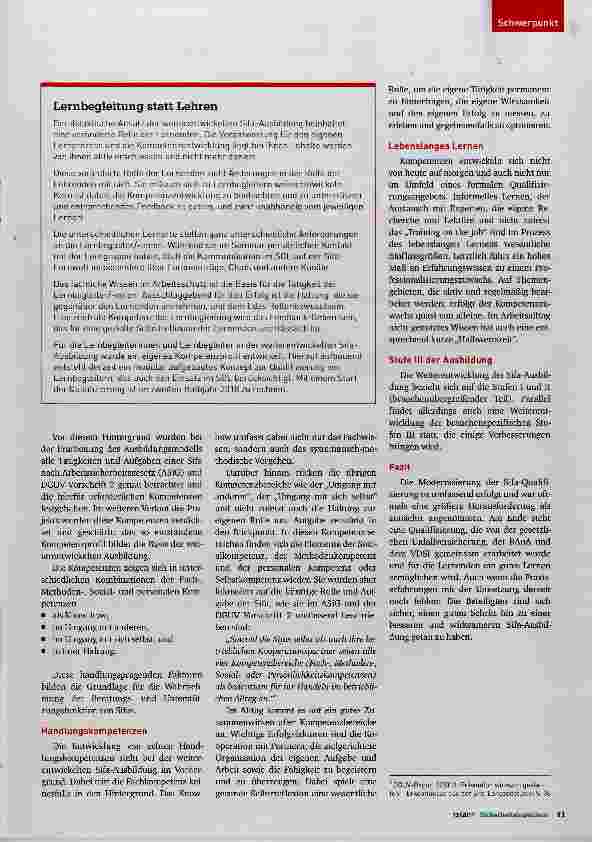 Vorschauseite 4: Weiterentwicklung in den Startlöchern