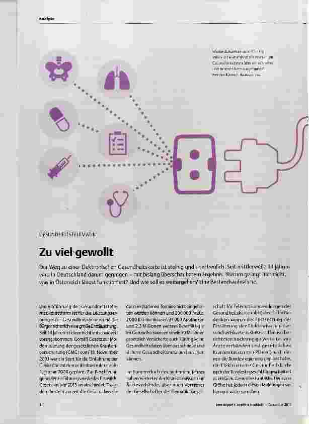 Vorschauseite 1: Zu vielgewollt