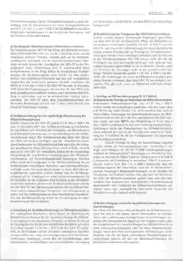 Vorschauseite 3: Das HHVG - mehr Qualität in die Hilfsmittelversorgung