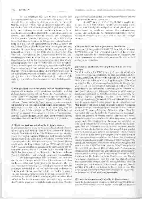 Vorschauseite 4: Das HHVG - mehr Qualität in die Hilfsmittelversorgung