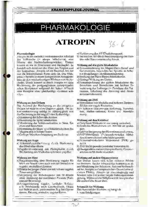 Vorschauseite 1: Pharmakologie Digitoxin