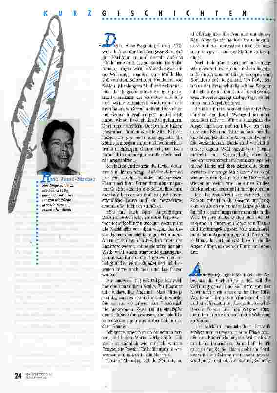 Vorschauseite 1: Die Schachtel-Frau Kurzgeschichte
