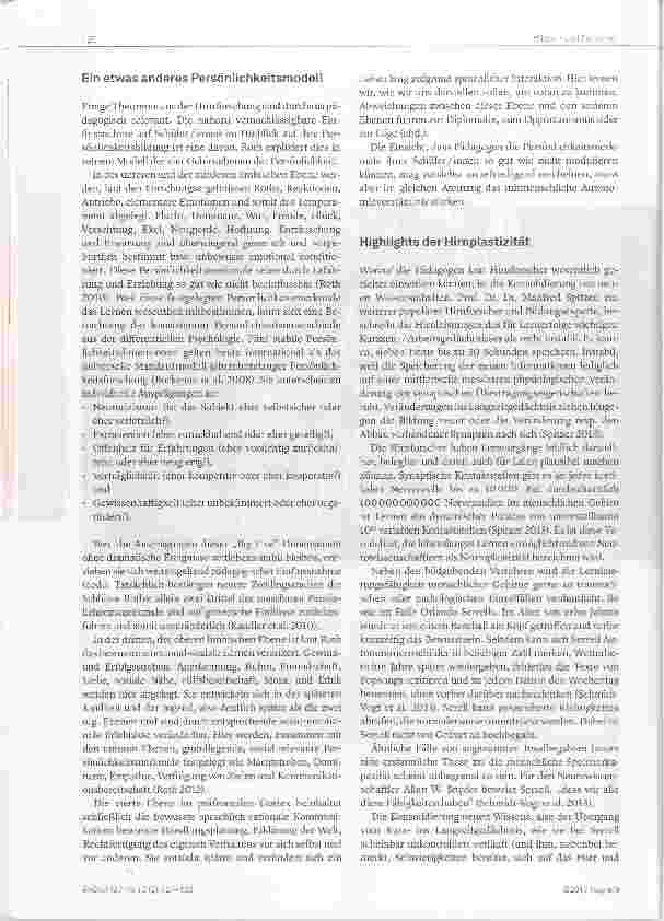 Vorschauseite 2: Nutzen Erkenntnisse aus der Hirnforschung der Pflegepädagogik?