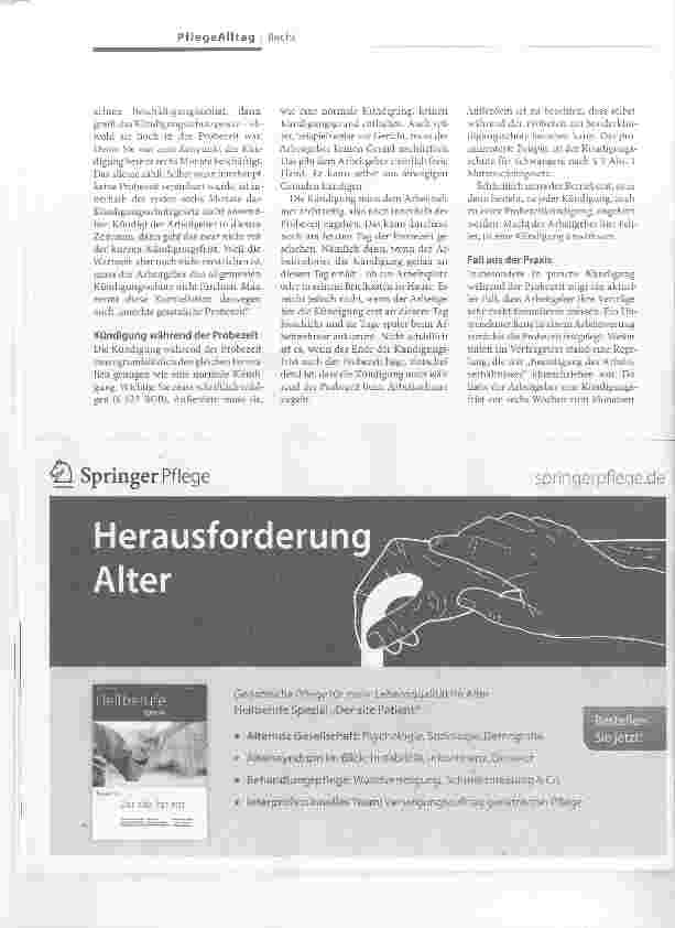 Vorschauseite 2: Mythen um die Probezeit