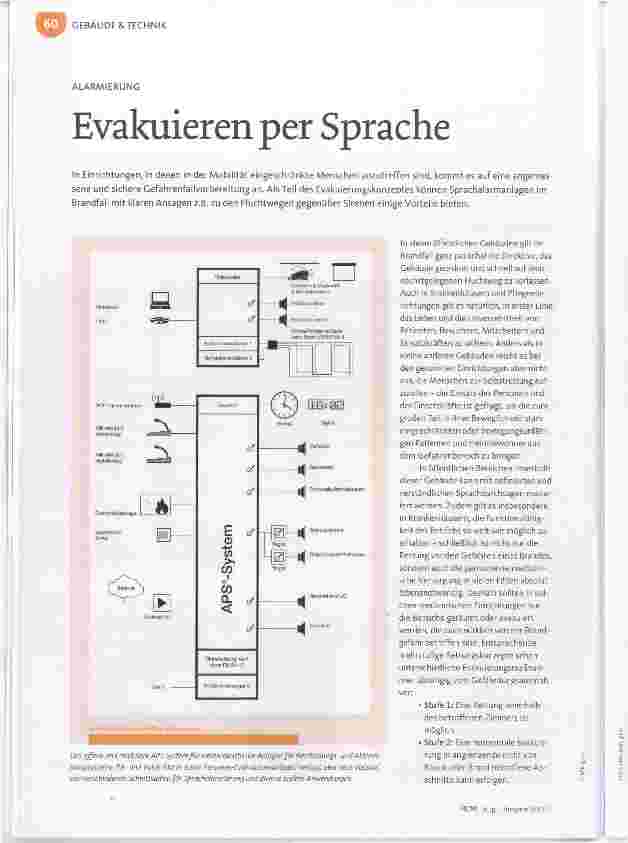 Vorschauseite 1: Evakuieren per Sprache