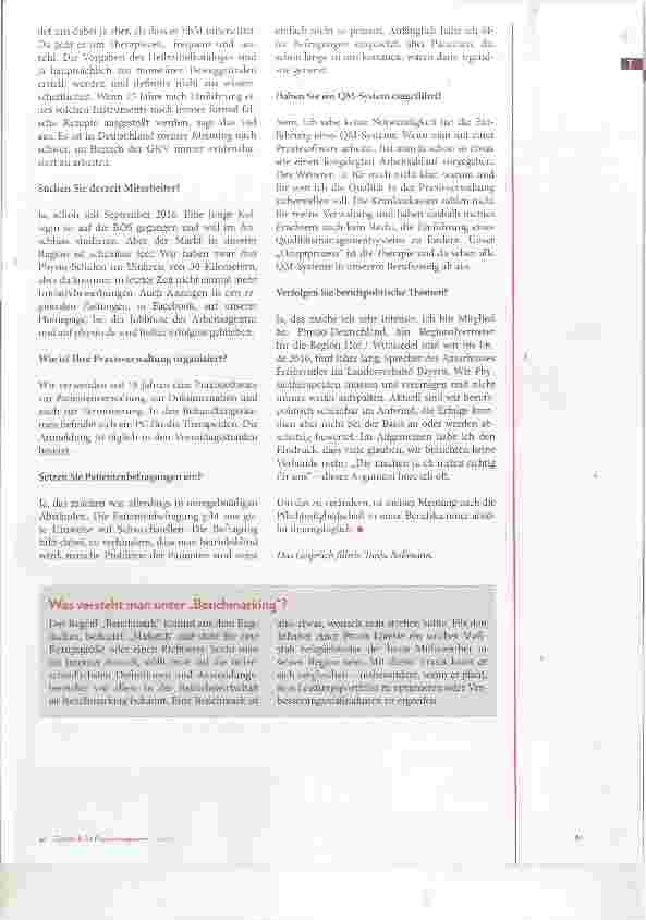 Vorschauseite 3: Zwölf Fragen an erfolgreiche Praxisinhaber