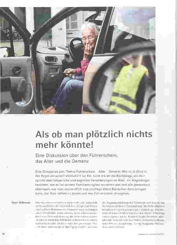 Vorschauseite 1: Als ob man plötzlich nichts mehr könnte!
