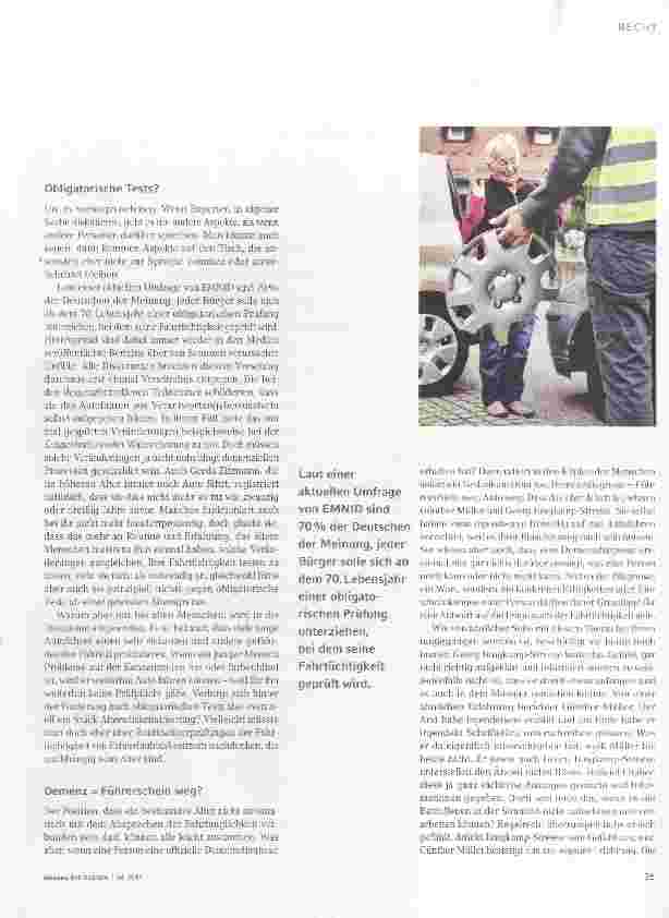 Vorschauseite 2: Als ob man plötzlich nichts mehr könnte!