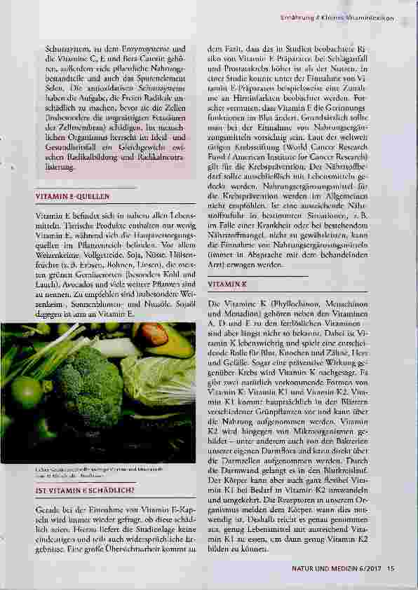 Vorschauseite 2: Kleines Vitaminlexikon