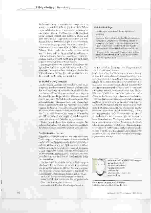 Vorschauseite 3: Epilepsie hat viele Gesichter