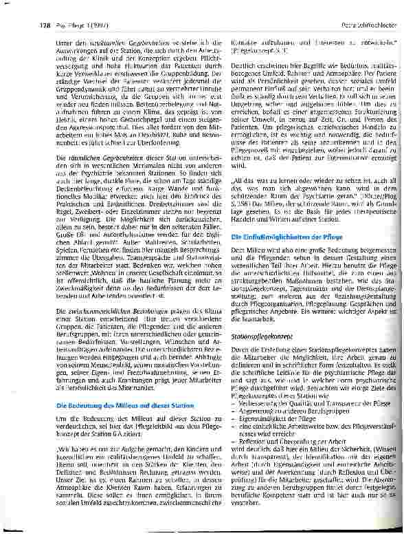 Vorschauseite 2: Milieugestaltung in der Kinderund Jugendpsychiatrie