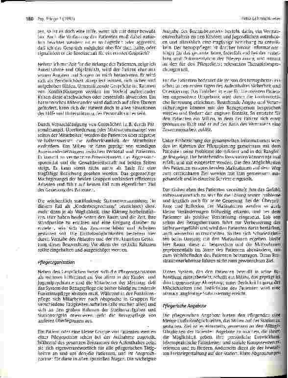 Vorschauseite 4: Milieugestaltung in der Kinderund Jugendpsychiatrie