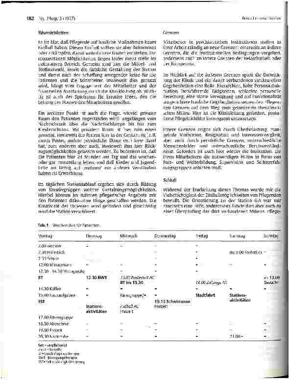 Vorschauseite 6: Milieugestaltung in der Kinderund Jugendpsychiatrie