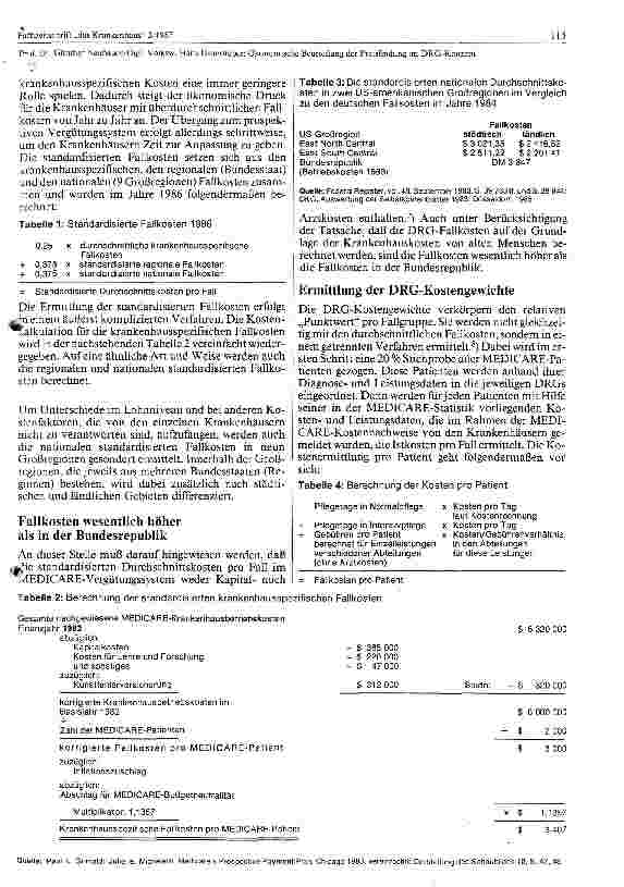 Vorschauseite 3: Ökonomische Beurteilung der Preisfindung im DKG - Konzept I
