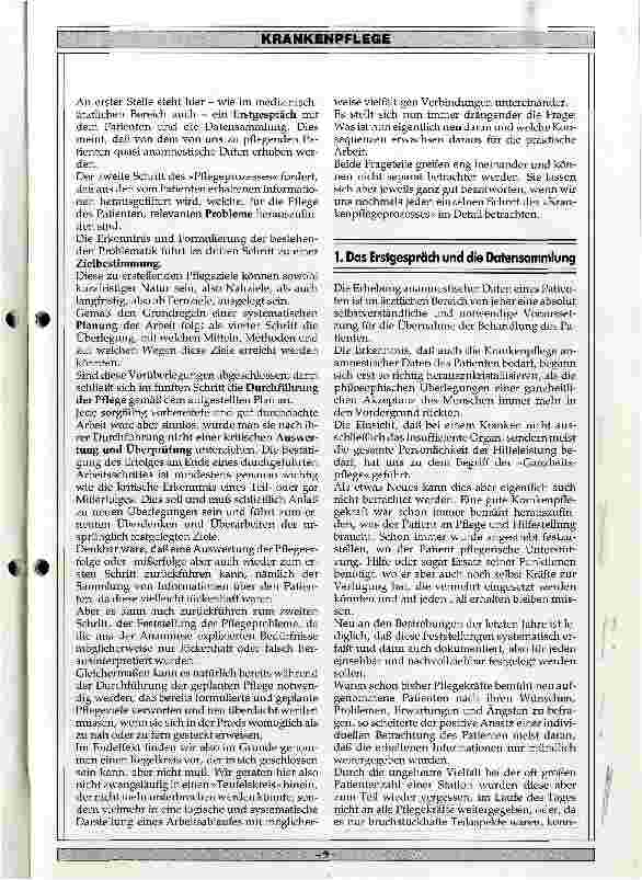 Vorschauseite 2: Der Krankenpflegeprozesseine neue Herausforderung der Krankenpflege