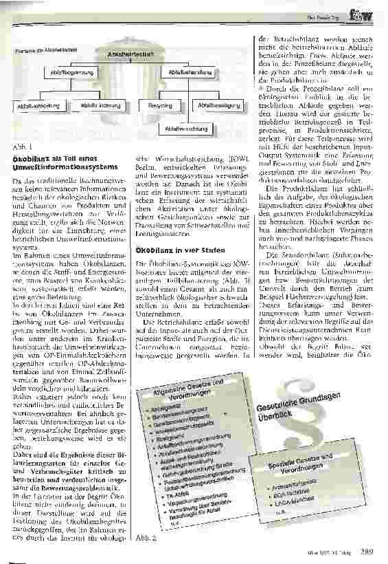 Vorschauseite 2: Ökobilanzierung im Krankenhaus