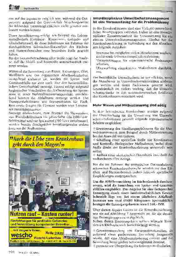 Vorschauseite 4: Ökobilanzierung im Krankenhaus