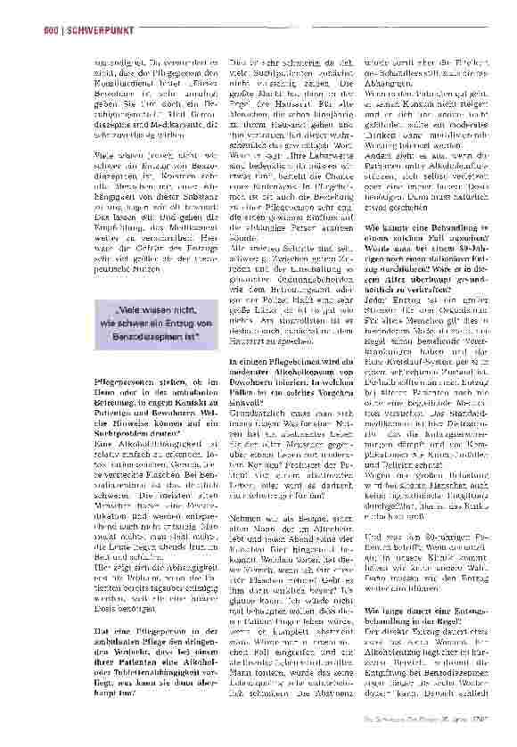 Vorschauseite 3: Suchthilfe muss auf Bedürfnisse älterer Menschen abgestimmt sein