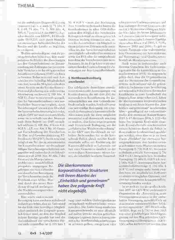Vorschauseite 4: Perspektiven des Risikostrukturausgleichs für eine bessere Versorgung der Versicherten