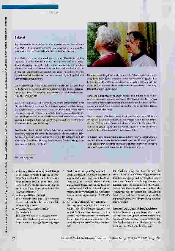 Vorschauseite 3: Vorbildfunktion übernehmen Anleitung in der praktischen Ausbildung (Teil 3)