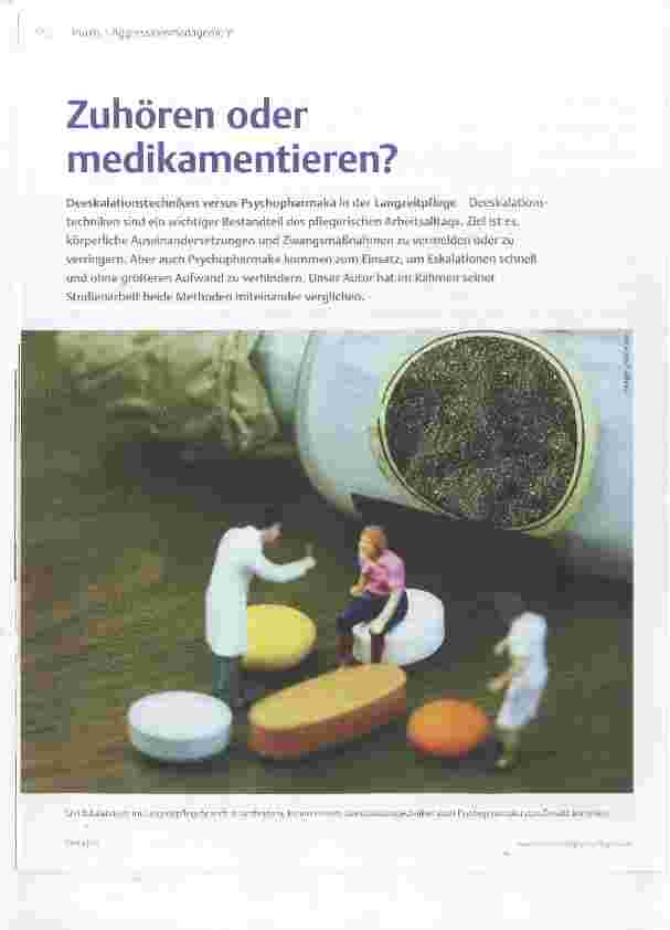 Vorschauseite 1: Zuhören oder medikamentieren?