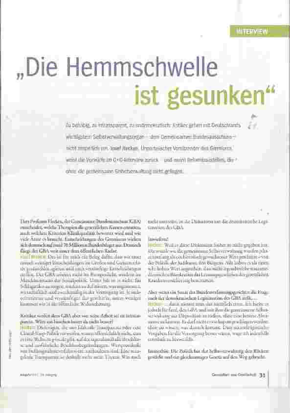 Vorschauseite 2: Die Hemmschwelle ist gesunken