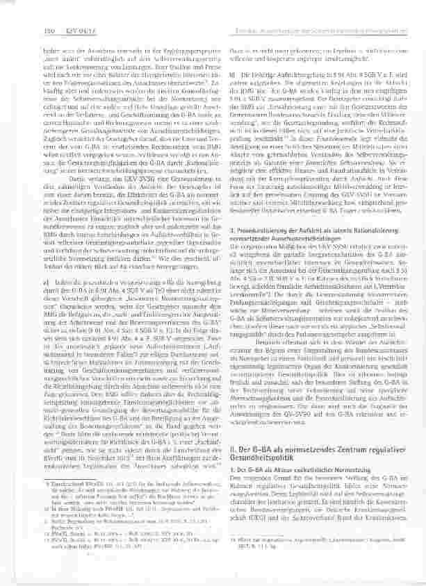 Vorschauseite 2: Auswirkungen des Selbstverwaltungsstärkungsgesetzes auf den Gemeinsamen Bundesausschuss (G-BA)
