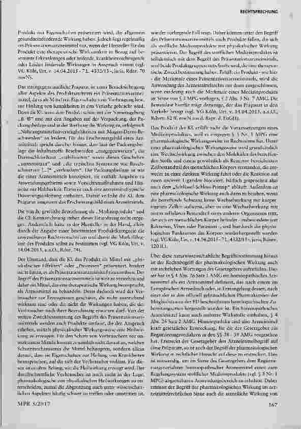 Vorschauseite 3: Einstufung eines Präparats als zulassungspflichtiges Arzneimittel