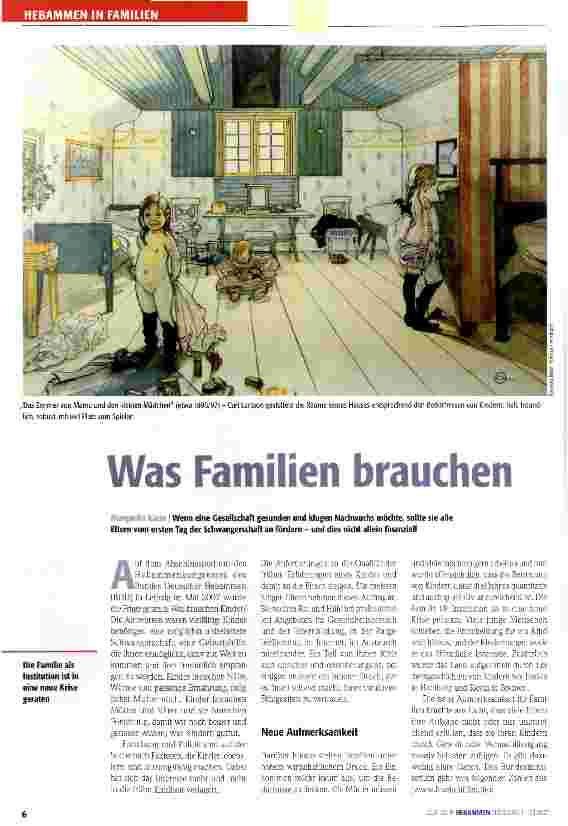 Vorschauseite 1: Was Familien brauchen