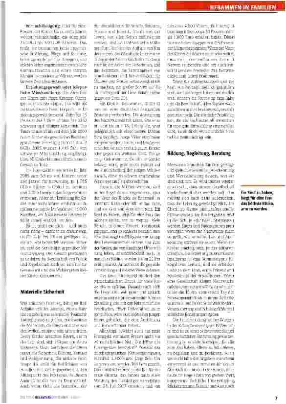 Vorschauseite 2: Was Familien brauchen